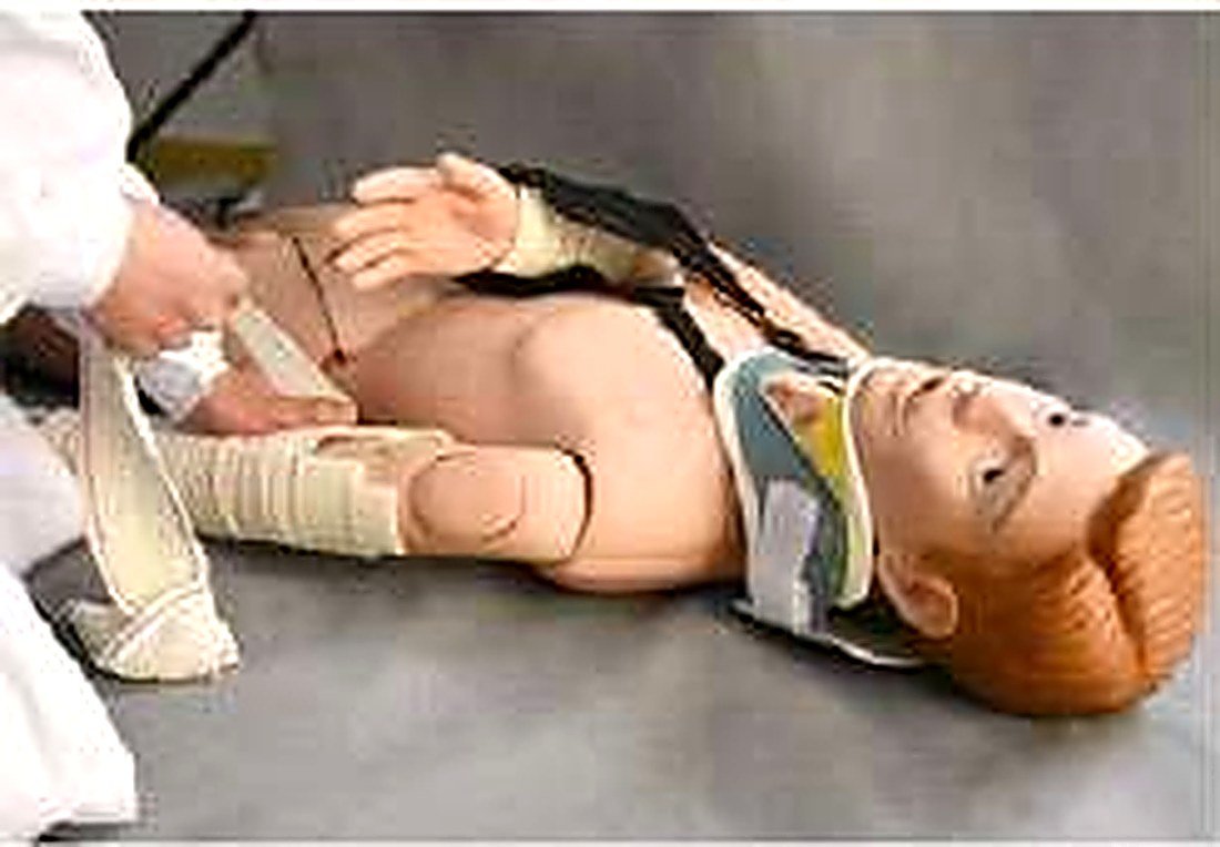 STANDARD PATIENT FOR EXTERNAL FIXATION TRAINING SIMULATOR IN FIRST AID OF LIMB