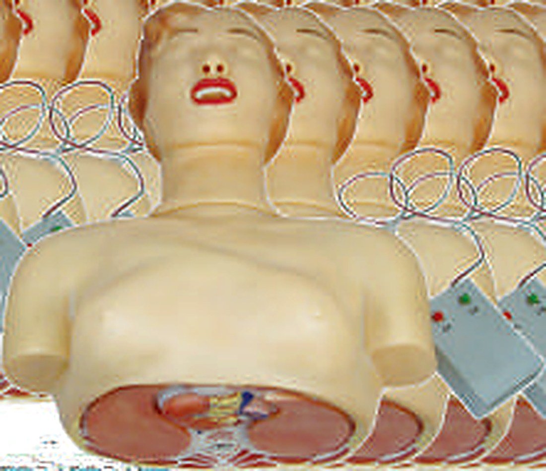 BASIC CPR MANIKIN (HALF BODY) WITH