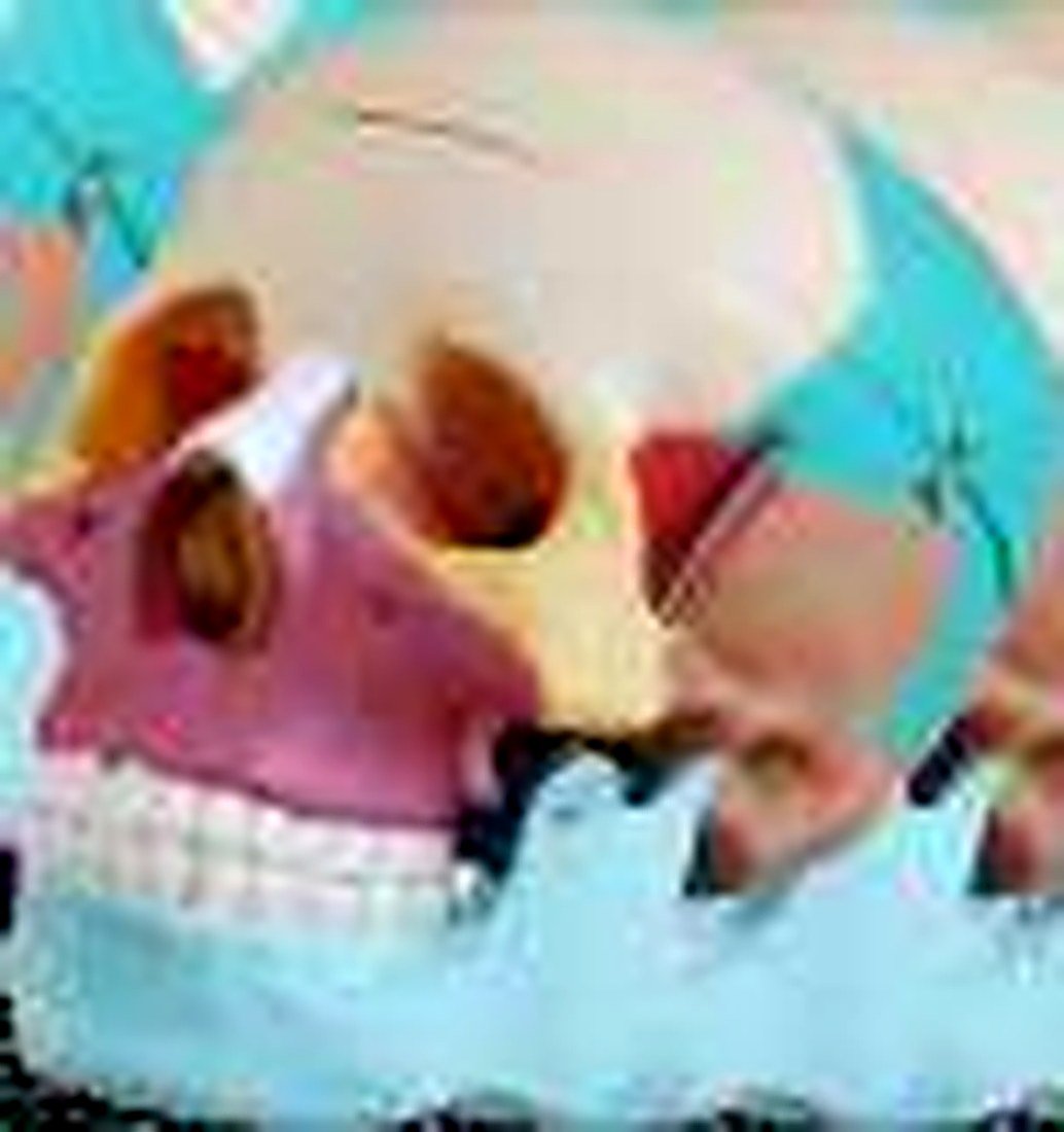 ADULT COLORED SKULL LIFE SIZE (IMPORTED) -